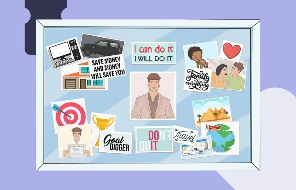 How to create 2024 Vision board for Men using Canva (full turorial pos