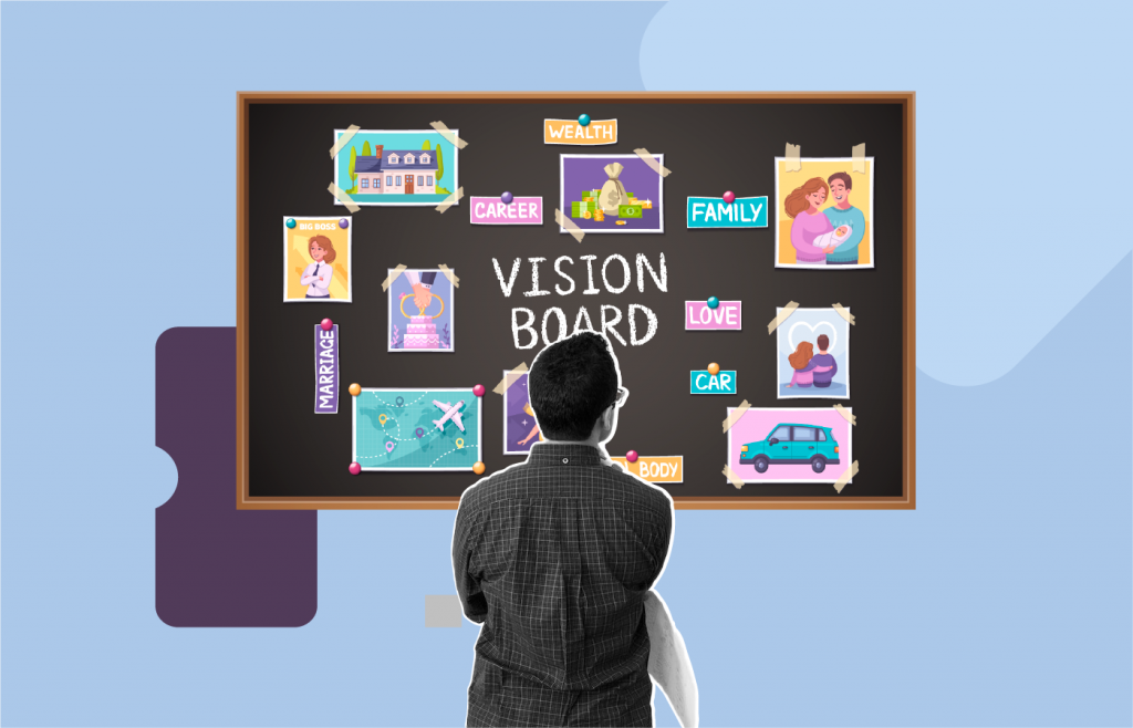 Vision Board Money Mindset Affirmation Cards Goal Cards Vision